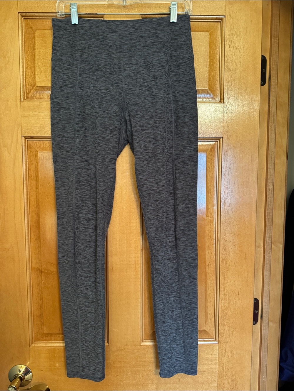 Maurices Dark Gray Heather Leggings - Medium Long